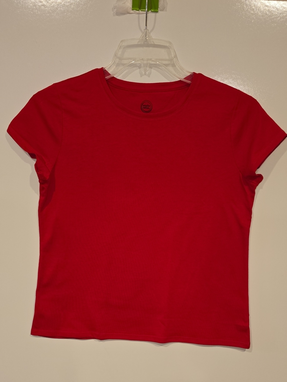 wonder nation Red Short Sleeve Tee - Kids Classic Crewneck